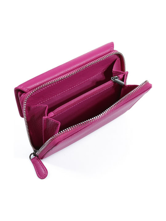371 Large Leather Women's Wallet Classic Fuchsia