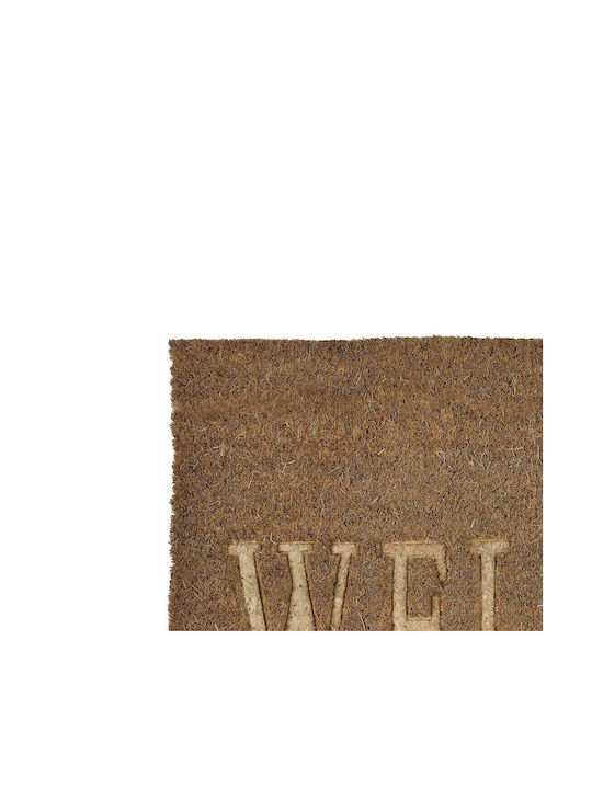 Andrea House Coconut Fiber Doormat Brown 40x60cm