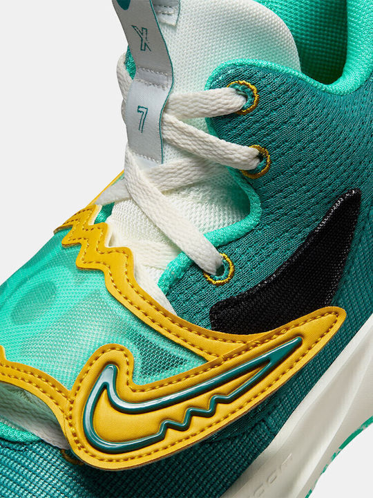 KD Trey 5 X High Basketball Shoes Clear Jade