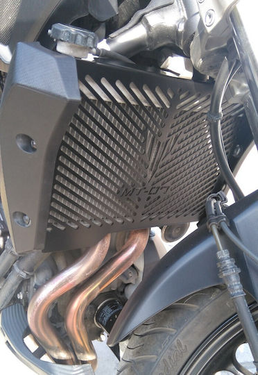 Moto Discovery Προστατευτικό Ψυγείου Μοτοσυκλέτας Yamaha MT-07 Μαύρο