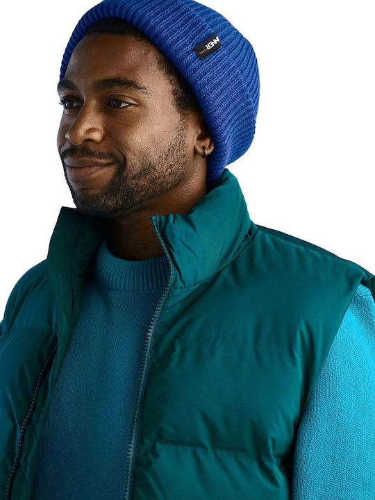 Dillon Beanie Unisex Σκούφος Πλεκτός σε Μπλε χρώμα