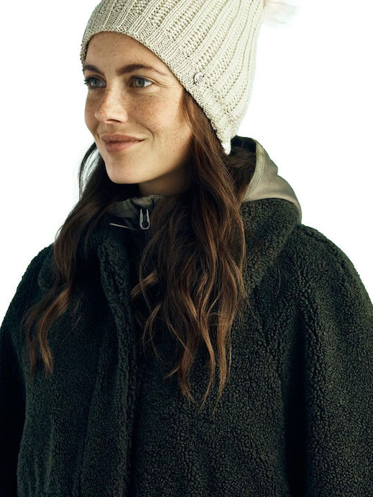 Morris Knitted Beanie Cap White