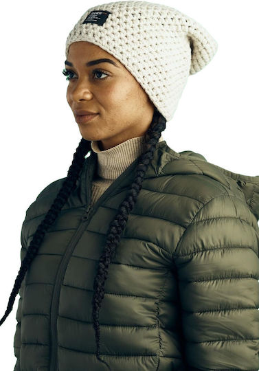 Beanie Căciulă Tricotată În Culoare Albă