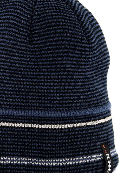 Beanie Unisex Σκούφος Πλεκτός σε Μπλε χρώμα