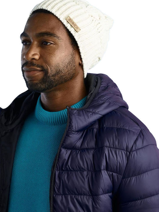 Beanie Σκούφος Πλεκτός σε Λευκό χρώμα