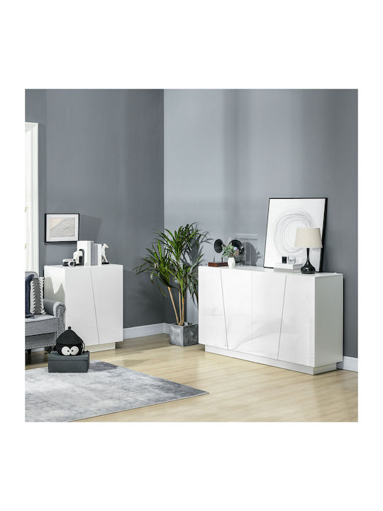 Sideboard Wooden White 150x40x88cm