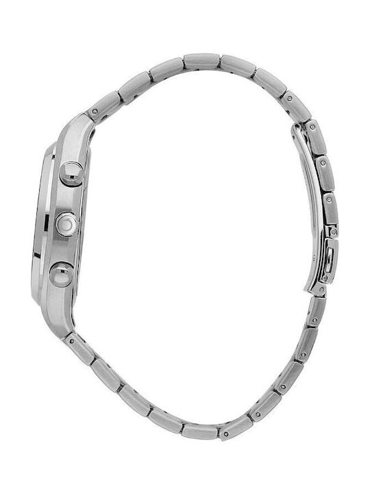 Trussardi Metropolitan Men's Watch Battery with Silver Metal Bracelet