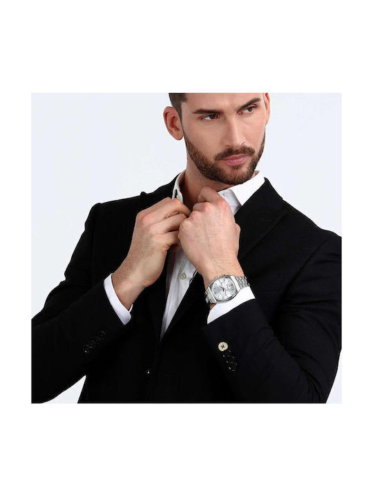 Trussardi Metropolitan Ρολόι Μπαταρίας με Μεταλλικό Μπρασελέ