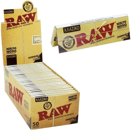 Raw Raw Classic Zigarettenpapier 50 Blätter 1Stück