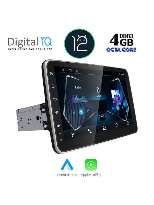 Digital IQ Ηχοσύστημα Αυτοκινήτου Universal 1DIN (Bluetooth/USB/AUX/WiFi/GPS) με Οθόνη Αφής 9"