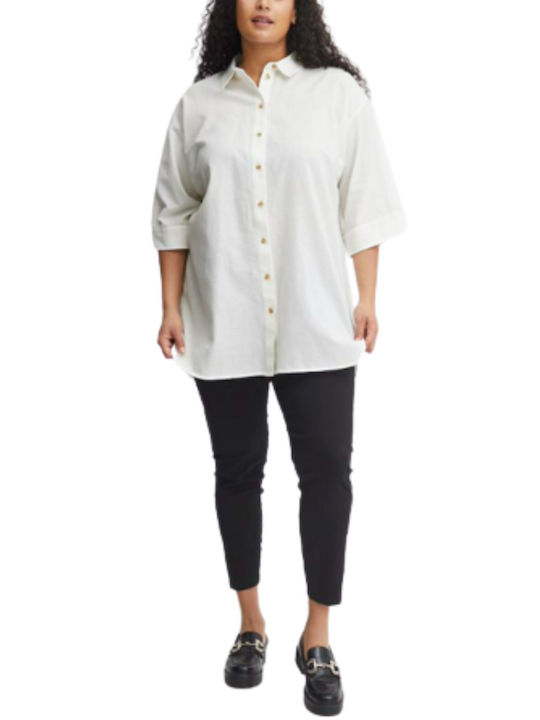 FRANSA FPMADDIE SHIRT 20612019_WHITE Damen