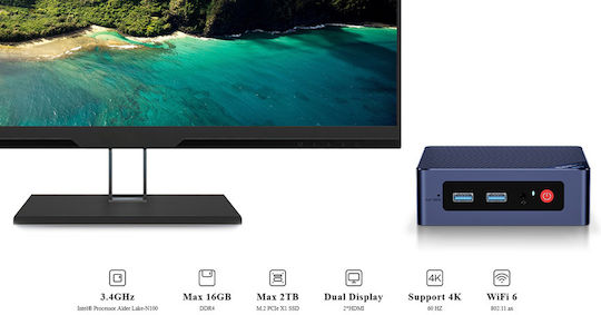 Beelink Mini S12 Pro PC ( N100/16GB DDR4/500GB SSD/W11 Pro