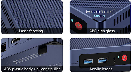 Beelink Mini S12 Pro PC ( N100/16GB DDR4/500GB SSD/W11 Pro