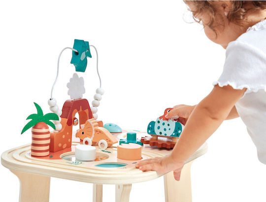 Janod Activity Table Dino made of Wood with Sounds for 12++ Months