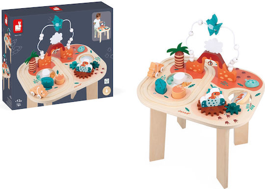 Janod Activity Table Dino made of Wood with Sounds for 12++ Months