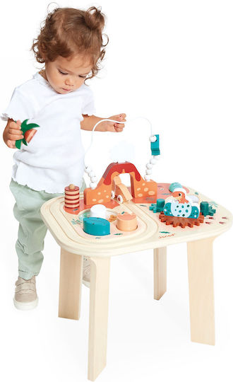 Janod Activity Table Dino made of Wood with Sounds for 12++ Months