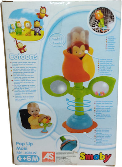 Smoby Jucărie pentru Bebeluși Cotoons Pop up Moki pentru 6++ Luni