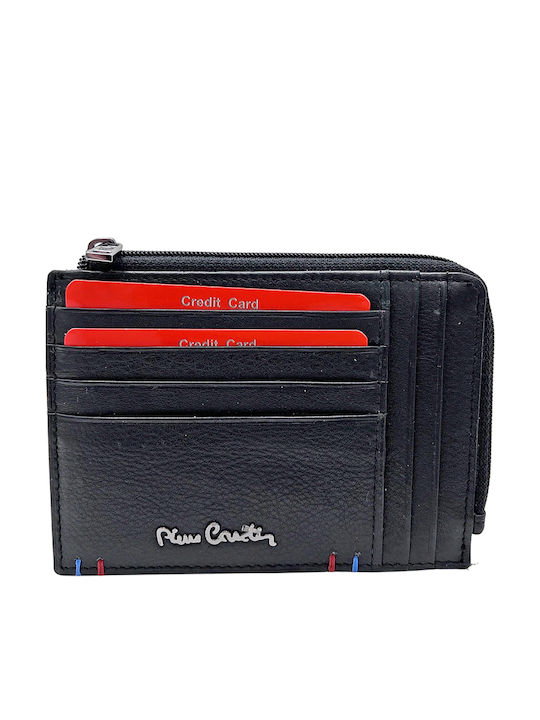 Leather Men's Wallet Cards Black