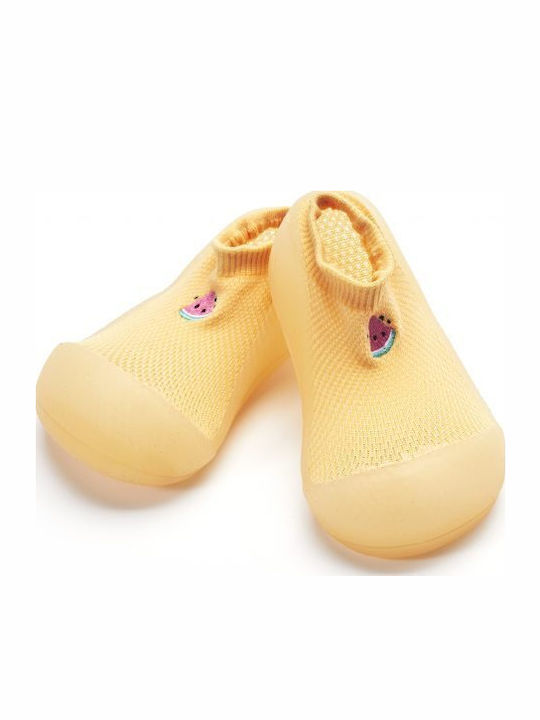 Kinder Anatomische Badeschuhe Gelb