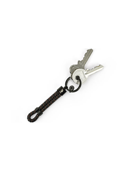 U.S. Polo Assn. Key Holder Leather Black