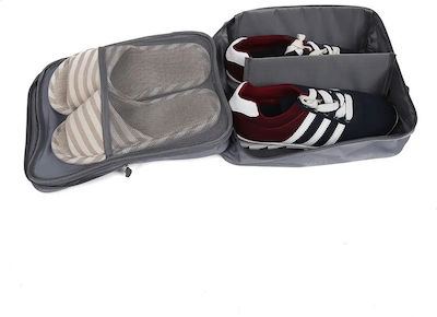 Fabric Storage Case for Shoes / Clothes in Gray Color 30x22x12cm 1pcs