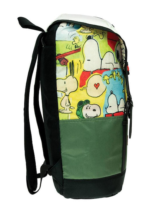 Back Me Up Peanuts Comic School Bag Backpack Elementary, Elementary Multicolored