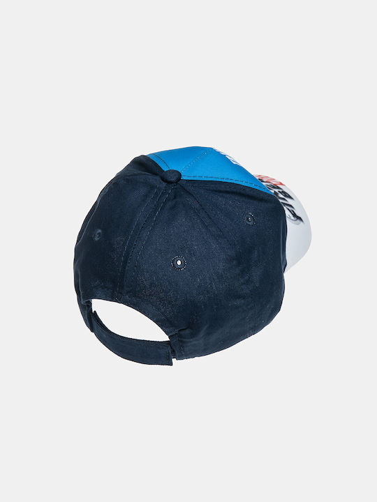 Alouette Kinderhut Jockey Stoff Blau