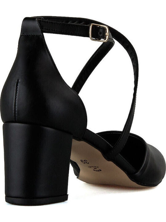 Black Heels with Strap