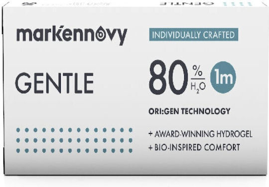 Mark'ennovy Gentle 80 Multifocal 3 Monthly Multifocal Contact Lenses Silicone Hydrogel with UV Protection