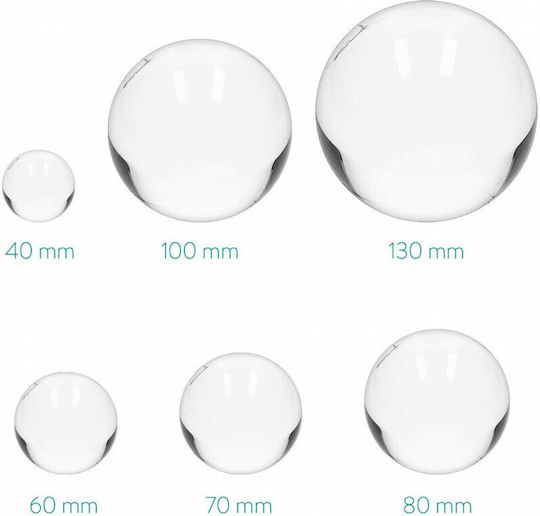 Navaris Raumdekoration Glass Photo Ball aus Kristall 6.2x7.3x10.8cm 1Stück