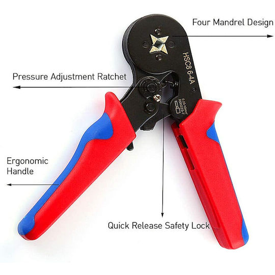Exdel Tools Self-Adjusting Crimping Pliers Length 180mm