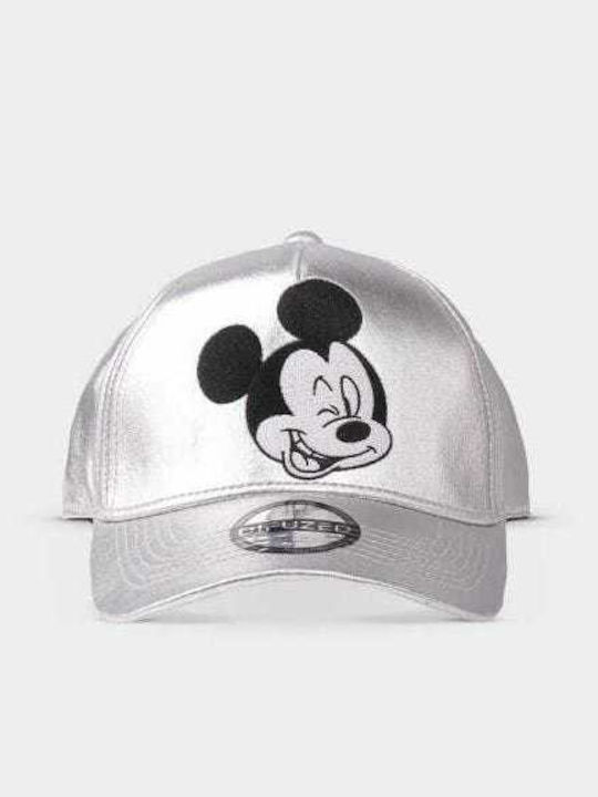 Difuzed Παιδικό Καπέλο Jockey Υφασμάτινο Mickey Mouse Γκρι
