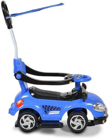 Moni Paradise Car Ride On With Parental Handle For 12+ Months With Sounds Blue
