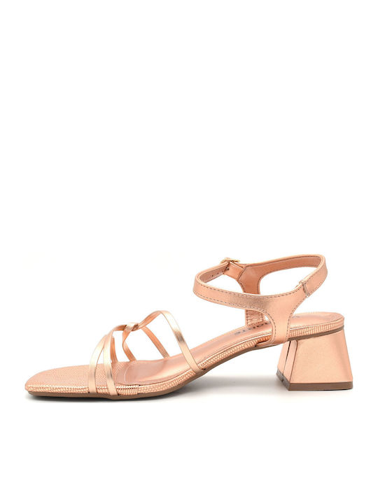 Πέδιλα Rose Gold 22-17403-01