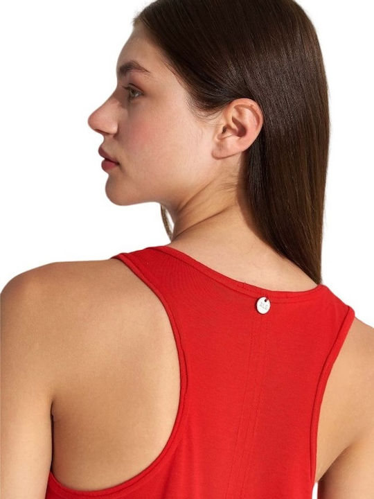 Ale - The Non Usual Casual Women's Blouse Sleeveless Red