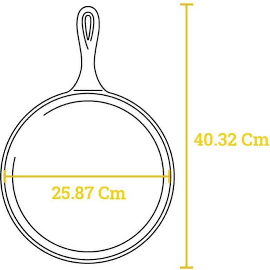 Lodge Crepe Maker made of Cast Iron 26.67cm