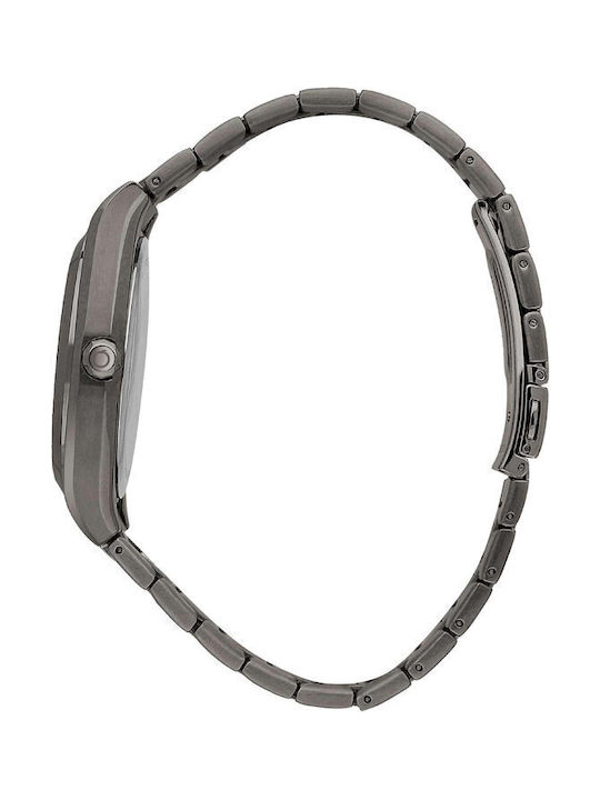 Trussardi Metropolitan Ceas Barbatesc Cu Baterie Cu Brățară Din Metal Neagră