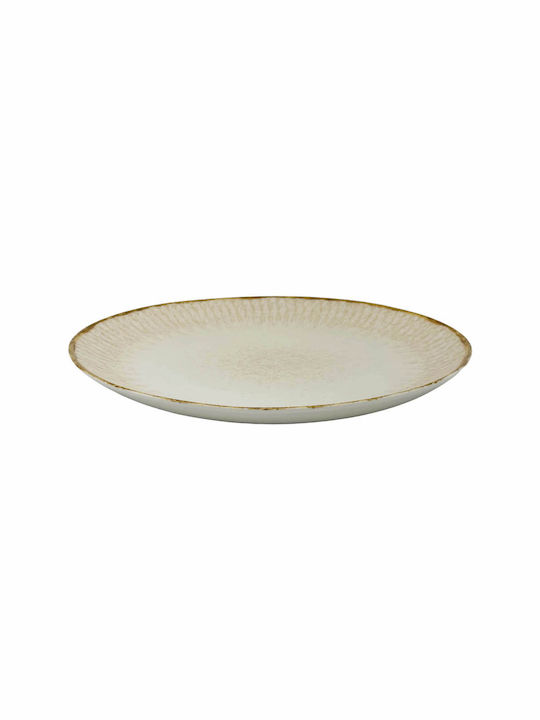 Ankor Plate Desert made of Porcelain White with Diameter 21cm