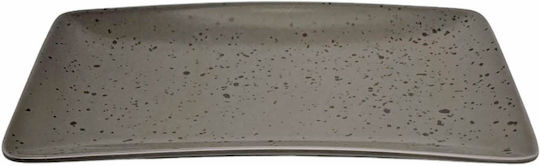 Ankor Premium Serving Platter Rectangular made of Porcelain Gray 27x16cm Ankor Premium Serving Platter Rectangular made of Porcelain Gray 27x16cm