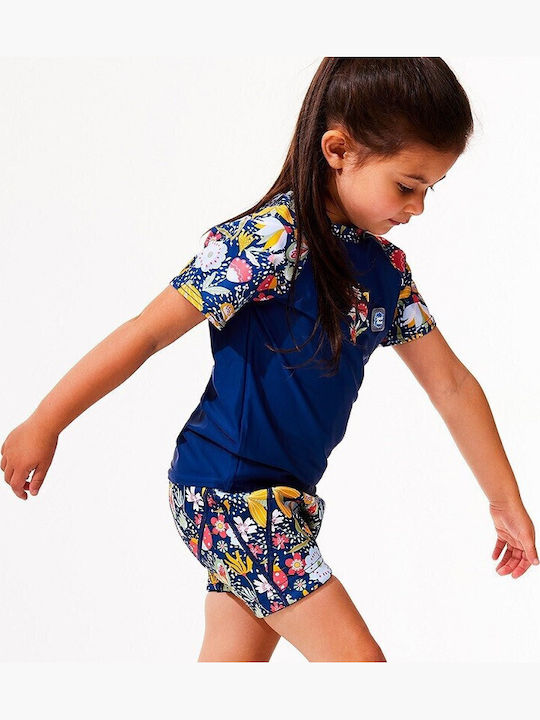 Splash About Costum de baie pentru copii Rashguard Albastră