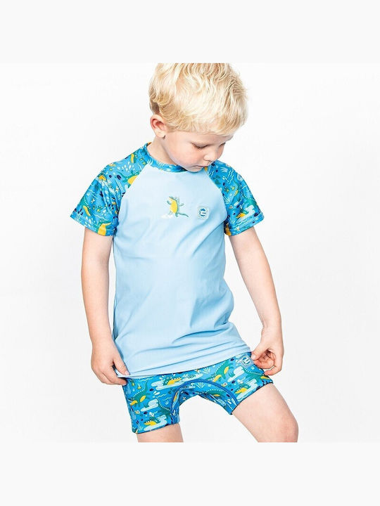 Splash About Kinder Badeanzug UV-Schutz (UV) Shirt Hellblau