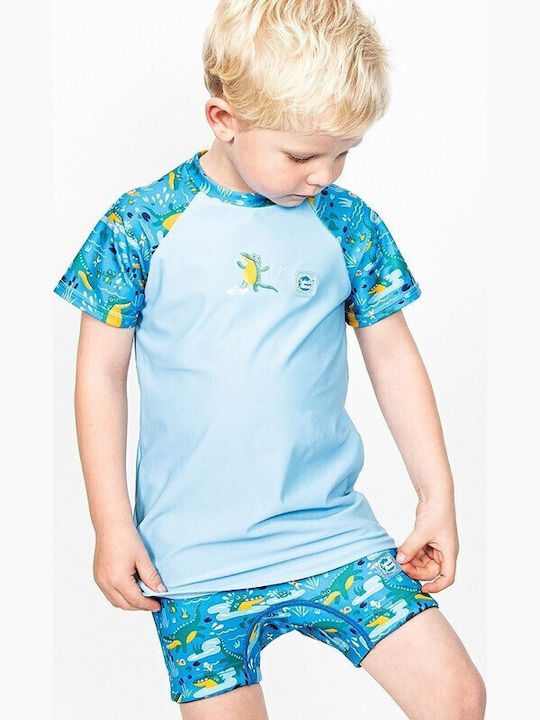 Splash About Costum de baie pentru copii Rashguard Albastru deschis Splash About Costum de baie pentru copii Rashguard Albastru deschis