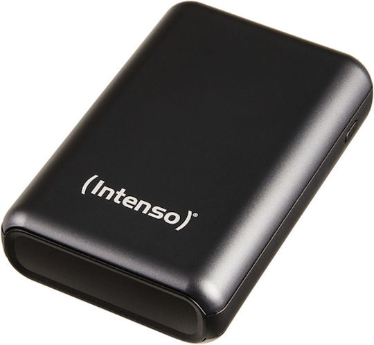 Intenso A10000 Power Bank 10000mAh 20W με Θύρα USB-A και Θύρα USB-C Μαύρο