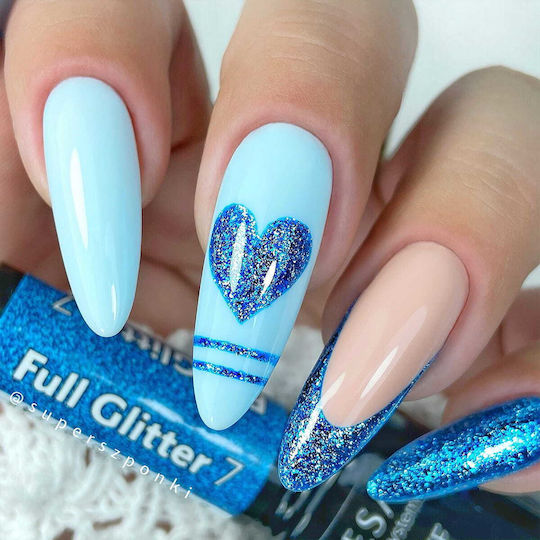Claresa Full Glitzer 7 Gel Nagellack 7 mit Glitzer 5ml