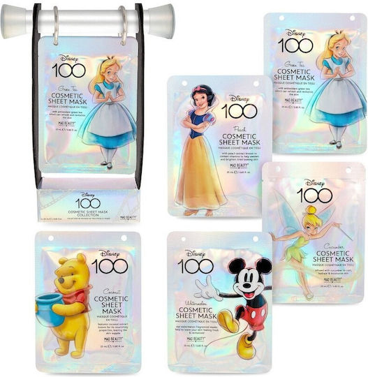 Mad Beauty Disney100 Mască Tip Cearșaf 5 Bucăți x 125ml