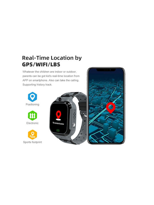 motto4u Παιδικό Smartwatch με GPS & Κάμερα Γαλάζιο