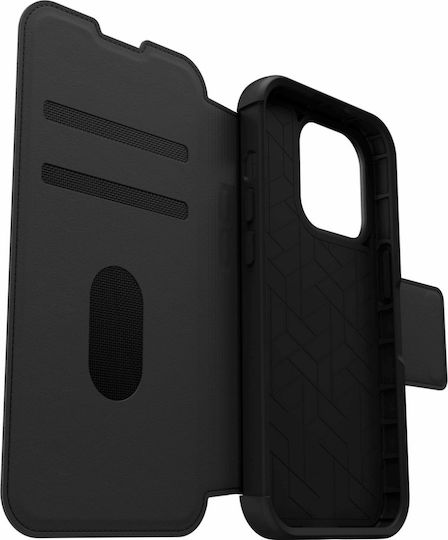 Otterbox Strada Series Via Wallet Δερμάτινο Μαύρο (iPhone 14 Pro Max)