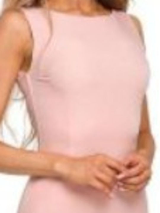 Sommer Midi Abendkleid Rosa