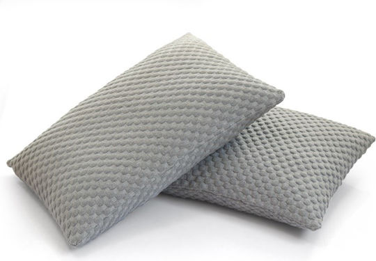 Liolios Home Popcorn Σετ Regular/No Envelope Cover Gray 50x70cm 002204