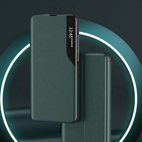 Techsuit 5G eFold Series Buchen Sie Kunststoff / Synthetisches Leder Grün (Galaxy A14)